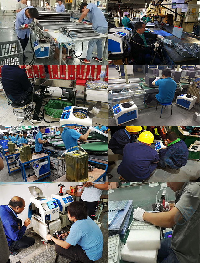 全自動拉鉚機使用現(xiàn)場  